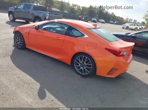 JTHHA5BCXG5000345 2016 LEXUS RC 200T Orange Trasero izquierdo
