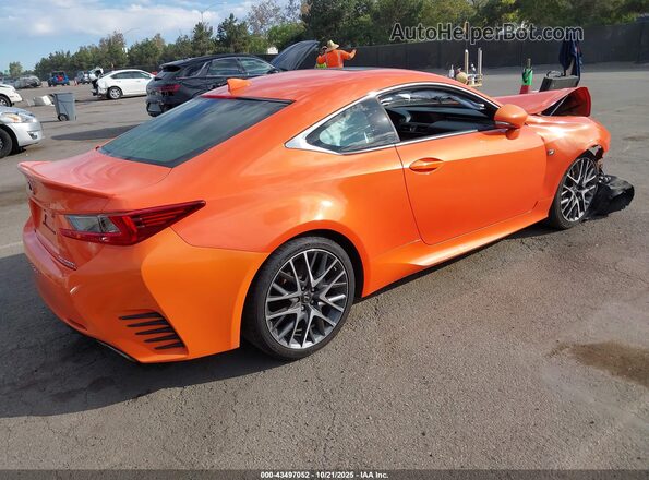 JTHHA5BCXG5000345 2016 LEXUS RC 200T Orange Trasero derecho