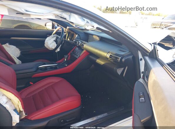 JTHHA5BCXK5009720 2019 LEXUS RC 300 White Front interior view