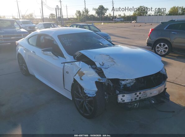 JTHHA5BCXK5009720 2019 LEXUS RC 300 White Front view