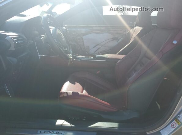 JTHHE5BC0G5013318 2016 LEXUS RC Серебряный Вид салона спереди
