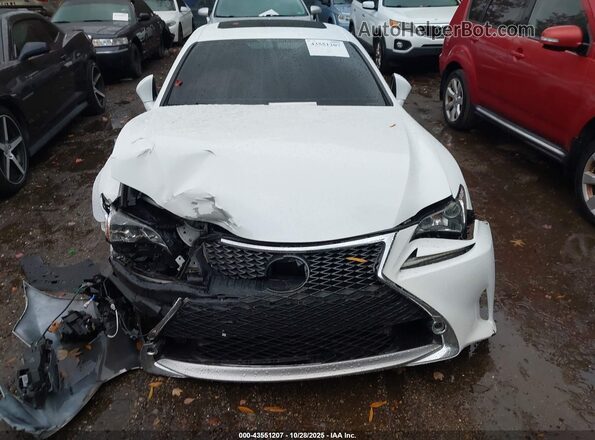 JTHHE5BC0H5015104 2017 LEXUS RC 350 White Widok deski rozdzielczej