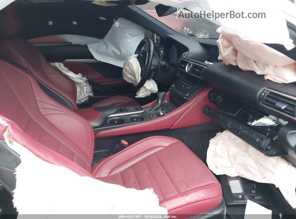 JTHHE5BC0H5015104 2017 LEXUS RC 350 White Widok wnętrza z przodu