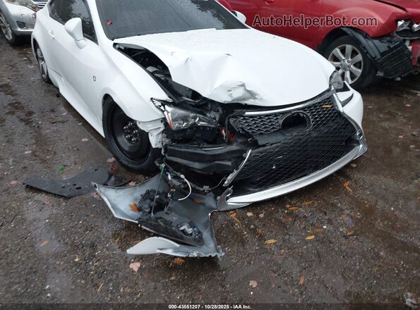 JTHHE5BC0H5015104 2017 LEXUS RC 350 White Widok z przodu