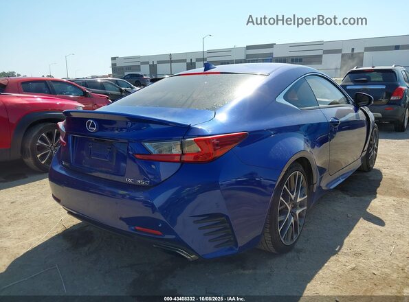 JTHHE5BC2G5012039 2016 LEXUS RC 350 Синий Задняя правая четверть