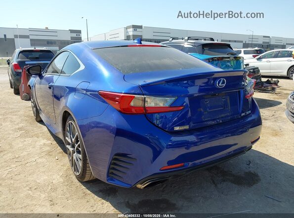 JTHHE5BC2G5012039 2016 LEXUS RC 350 Синий Задняя левая четверть