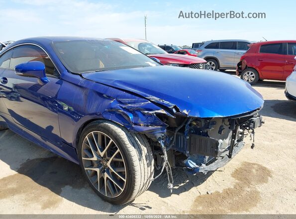 JTHHE5BC2G5012039 2016 LEXUS RC 350 Синий Вид спереди