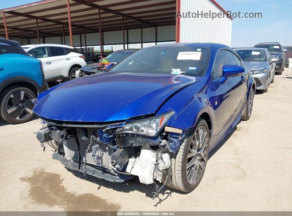JTHHE5BC2G5012039 2016 LEXUS RC 350 Синий Передняя левая четверть