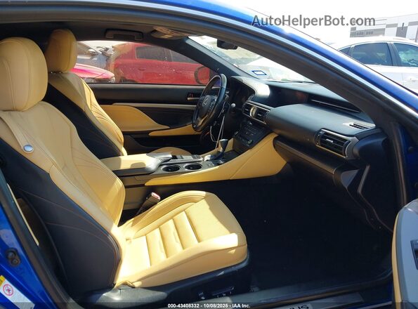 JTHHE5BC2G5012039 2016 LEXUS RC 350 Синий Вид салона спереди