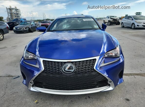 JTHHE5BC9H5016350 2017 LEXUS RC Blue Widok z przodu