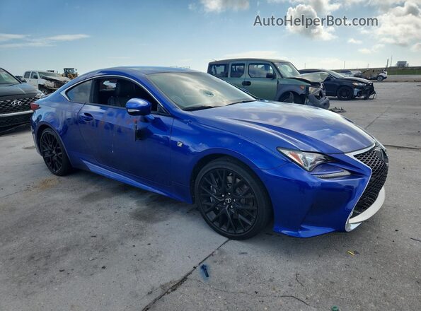 JTHHE5BC9H5016350 2017 LEXUS RC Blue Przód prawy