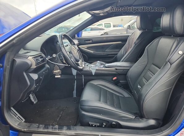 JTHHE5BC9H5016350 2017 LEXUS RC Blue Widok wnętrza z przodu