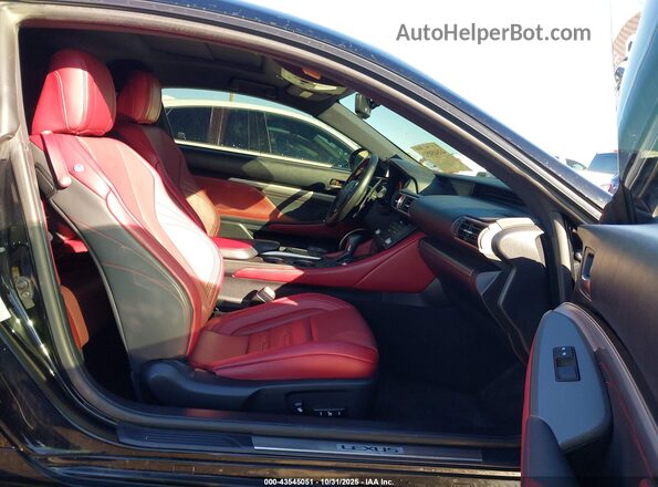 JTHHZ5BC2J5018452 2018 LEXUS RC 350 Black Front interior view