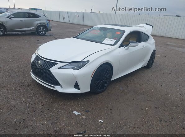 JTHHZ5BC2K5019652 2019 LEXUS RC 350 White წინა მარცხენა ხედი სამი მეოთხედიდან