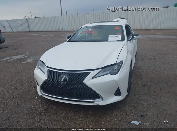 JTHHZ5BC2K5019652 2019 LEXUS RC 350 White ხელსაწყოთა პანელის ხედი