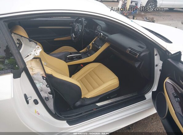 JTHHZ5BC2K5019652 2019 LEXUS RC 350 White წინა სალონის ხედი
