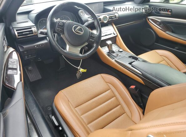 JTHHZ5BC3K5019711 2019 LEXUS RC Silver Vista del salpicadero