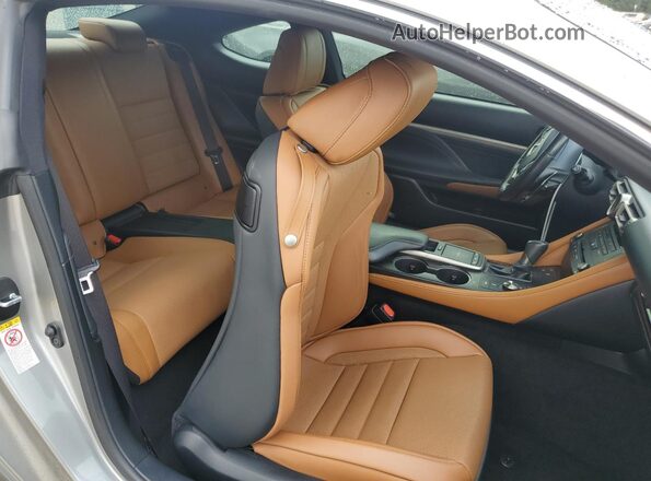 JTHHZ5BC3K5019711 2019 LEXUS RC Silver Vista de los asientos traseros
