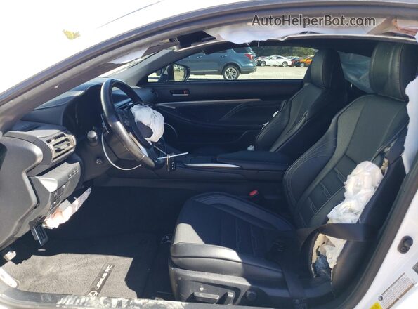JTHHZ5BC3K5021376 2019 LEXUS RC White Вид салону спереду