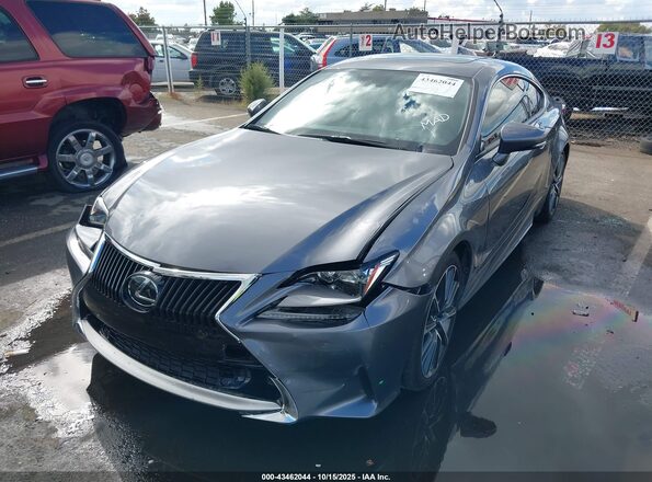 JTHHZ5BC4J5018470 2018 LEXUS RC 350 Серый Передняя левая четверть