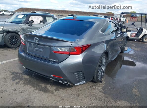 JTHHZ5BC4J5018470 2018 LEXUS RC 350 Серый Задняя правая четверть