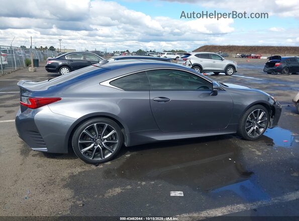 JTHHZ5BC4J5018470 2018 LEXUS RC 350 Серый Вид задней части салона