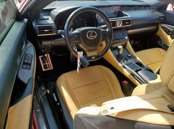JTHHZ5BC8J5019296 2018 LEXUS RC Red 