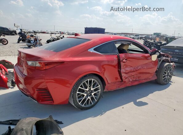 JTHHZ5BC8J5019296 2018 LEXUS RC Red 