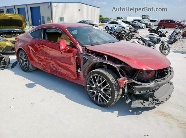 JTHHZ5BC8J5019296 2018 LEXUS RC Red 