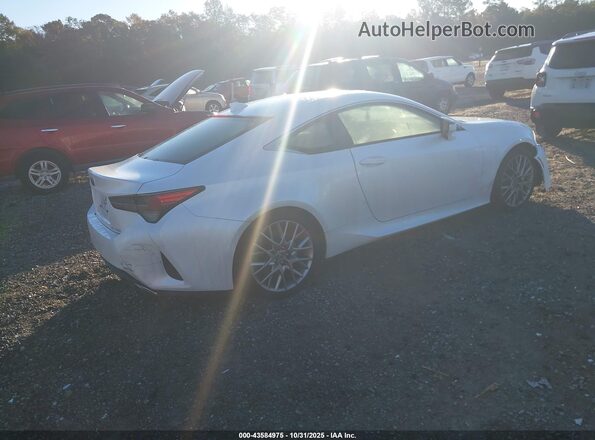 JTHHZ5BC9K5021222 2019 LEXUS RC 350 White Trasero derecho