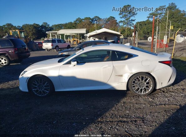 JTHHZ5BC9K5021222 2019 LEXUS RC 350 White Vista interior trasera