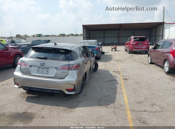 JTHKD5BH9G2269799 2016 LEXUS CT 200H Gray უკანა მარჯვენა