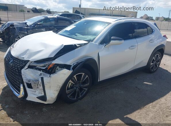 JTHP3JBH2M2033606 2021 LEXUS UX 200 White Vista tres cuartos delantera izquierda
