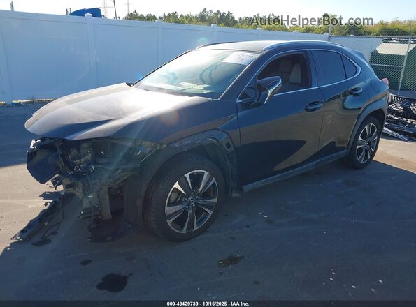 JTHP3JBH5L2024042 2020 LEXUS UX 200 Black Առջևի ձախ երեք քառորդ տեսարան