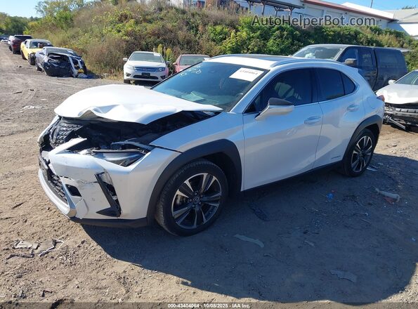 JTHP9JBH2L2035935 2020 LEXUS UX 250H White Առջևի ձախ երեք քառորդ տեսարան