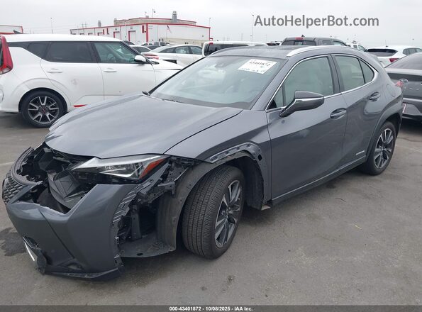JTHP9JBH8L2021733 2020 LEXUS UX 250H Серый Передняя левая четверть