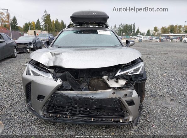 JTHR9JBH4L2036366 2020 LEXUS UX 250H Серебряный Вид задней части салона