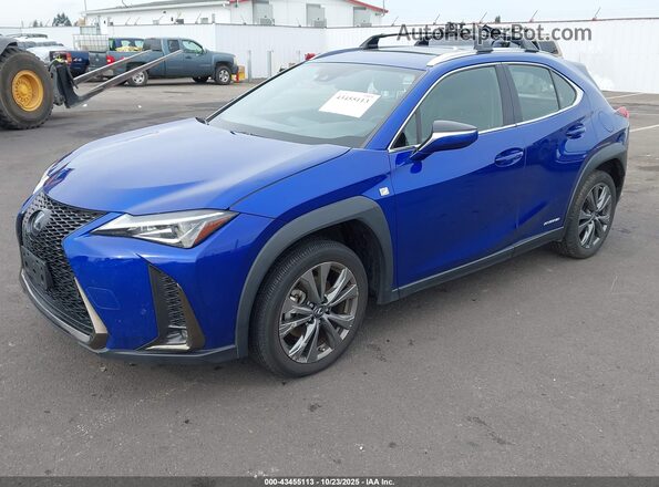 JTHR9JBH5L2036313 2020 LEXUS UX 250H Blue Vista tres cuartos delantera izquierda