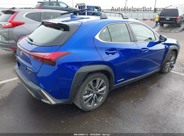 JTHR9JBH5L2036313 2020 LEXUS UX 250H Blue Trasero derecho