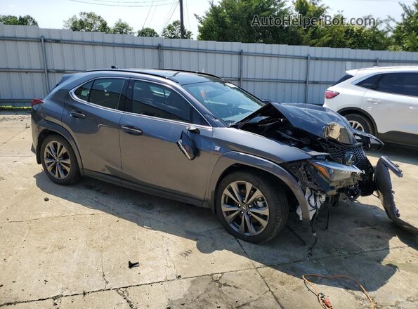 JTHR9JBH9R2076063 2024 LEXUS UX Gray Przód prawy