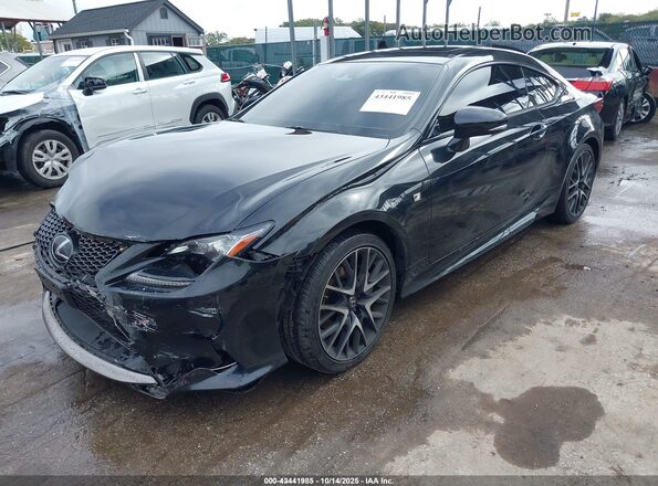 JTHS85BC3J5004150 2018 LEXUS RC 300 Черный Передняя левая четверть