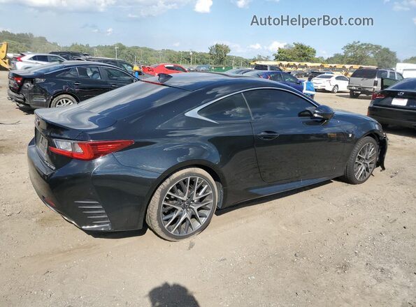 JTHS85BC5J5004229 2018 LEXUS RC Black Trasero derecho