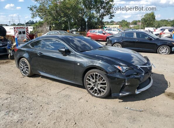 JTHS85BC5J5004229 2018 LEXUS RC Black Delantero derecho
