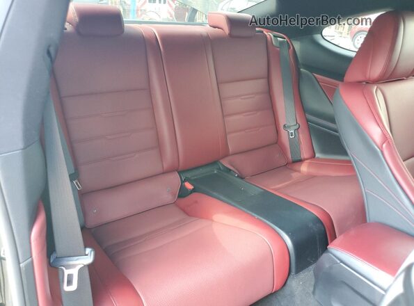 JTHS85BC5J5004229 2018 LEXUS RC Black Vista de los asientos traseros