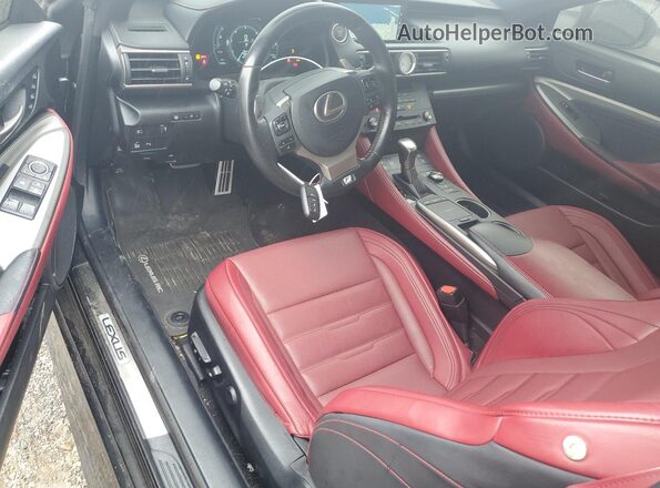 JTHS85BC5J5004229 2018 LEXUS RC Black Vista del salpicadero