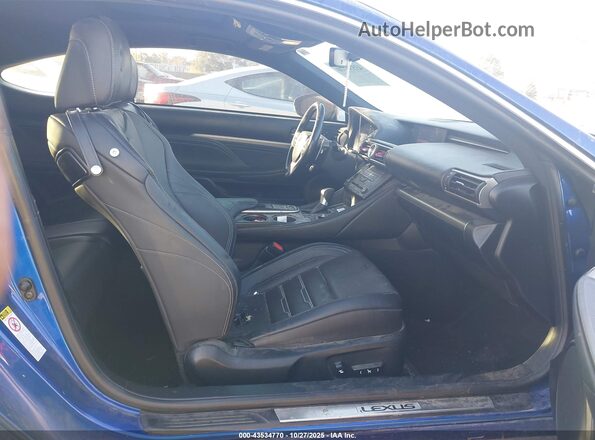 JTHSE5BC5G5006922 2016 LEXUS RC 350 Blue Front interior view
