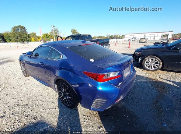 JTHSE5BC5G5006922 2016 LEXUS RC 350 Blue Rear left