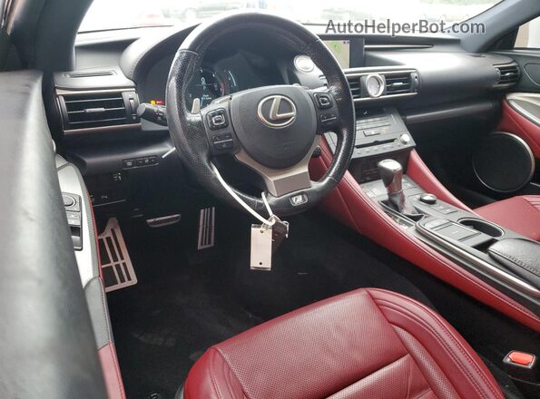 JTHSE5BC9H5007606 2017 LEXUS RC White Առջևի վահանակի տեսք