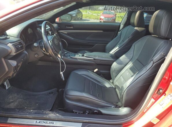 JTHSE5BC9H5007685 2017 LEXUS RC Red Front interior view