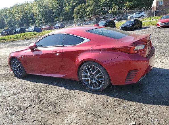 JTHSE5BC9H5007685 2017 LEXUS RC Red Rear left